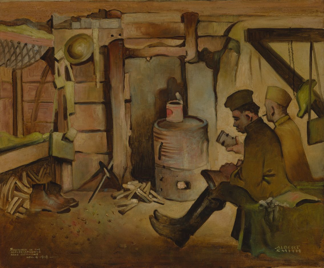 Albert Alexander Smith painting acquired and conserved by Virginia Museum of Fine Arts